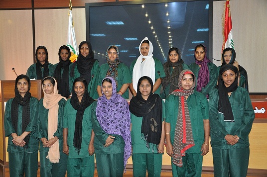 صحة كربلاء : وصول الوجبة الاولى من الممرضات الهنديات