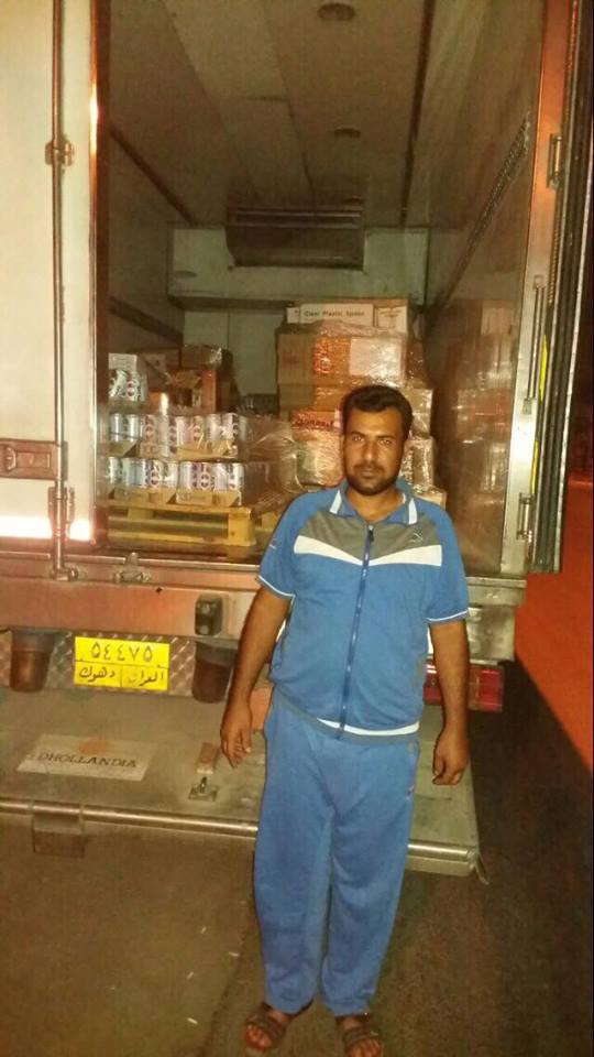 بالصور:القبض على 6 شاحنات تهرب معامل ومواد غذائية من بغداد الى شمال العراق