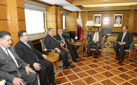 الخزاعي يلتقي امير قطر في نيو يورك