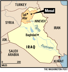 مقتل انتحاري واثنين من مساعديه بقرية تركمانية بالموصل وانفجار سيارة مفخخة ببعشيقة دون ضحايا