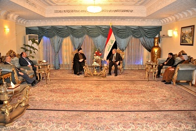 الخزاعي والحكيم يبحثان الاوضاع السياسية في البلاد والمنطقة+صورة