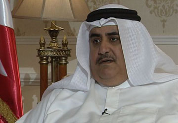 لقاء موسع مع وزير الخارجية البحريني الشيخ خالد بن أحمد آل خليفة: أمن الخليج مسؤولية عالمية