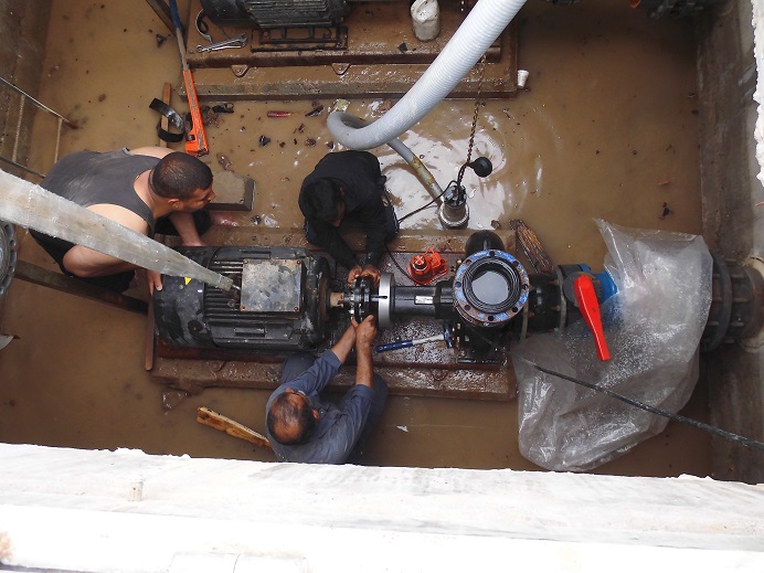 العتبة الحسينية المقدسة تنصب محطة ماء RO  في مدينة الفاو وتسعى لتغذية مناطق صفوان وخور الزبير والزبير بالماء الصالح للشرب(مصور)