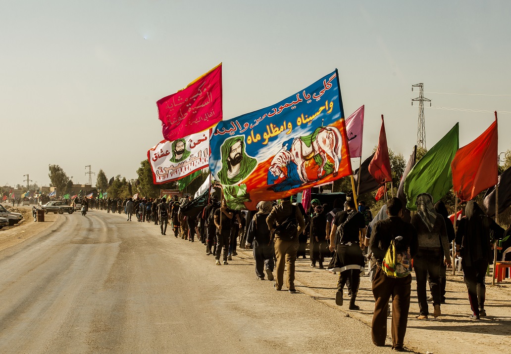 بالصور :عدسة نون ترافق المارثون الحسيني الى كربلاء