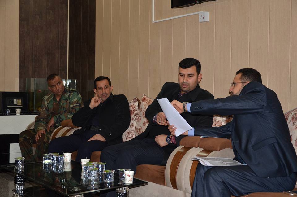 كربلاء: قائممقام قضاء الهندية يدعو جرحى الحشد الشعبي والقوات الأمنية لمراجعة القضاء للعلاج مجانا