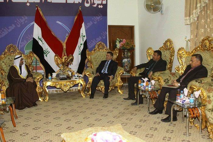 النجف تبحث مع الامارات تعزيز العلاقات الاقتصادية والاستثمارية