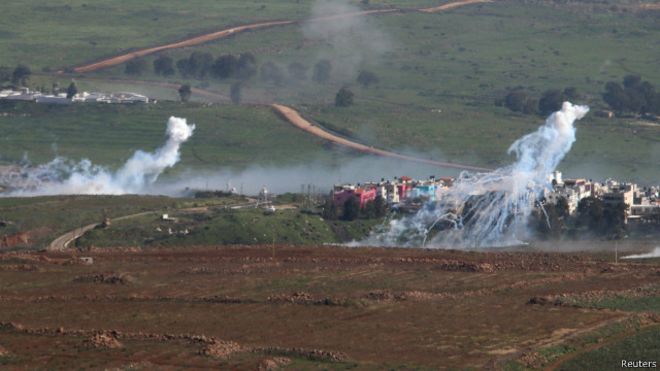 حزب الله يهاجم رتلا عسكريا إسرائيليا في مزارع شبعا