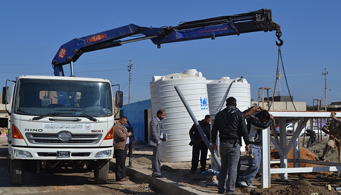 إنجازُ مشروعِ تصنيعِ منظومةِ تنقيةِ المياهِ (R.o) شرقَ كربلاءَ منْ قبلِ العتبةِ الحسينيّةِ المقدّسةِ