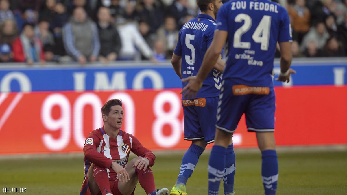 أتليتيكو مدريد يسقط بفخ التعادل أمام ألافيس