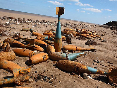 قنبلة من مخلفات الحرب الثانية تتحول لقطعة أثرية