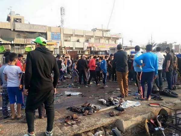 استشهاد واصابة 18 على الأقل بتفجير انتحاري شرقي بغداد