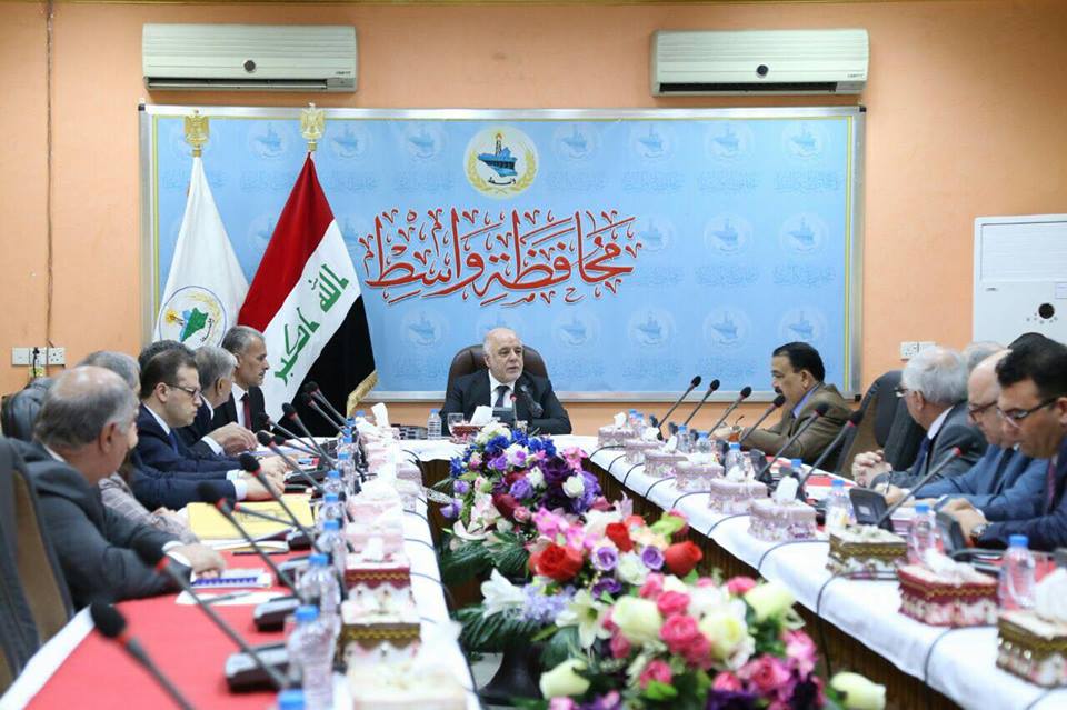 مجلس الوزراء يعقد جلسته الاعتيادية في محافظة واسط