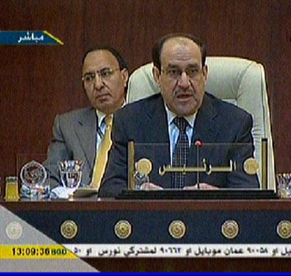 المالكي في كلمته امام وزارء الخارجية العرب يدعو لتشكيل منظومة مشتركة للحد من الهجمات الارهابية