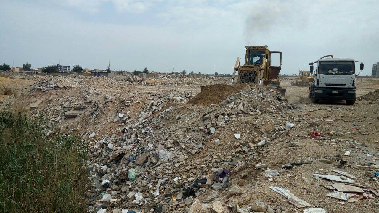 بلدية كربلاء تحذر المواطنين من رمي الأنقاض في الأحياء السكنية