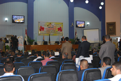 خمس جامعات عراقية تعقد مؤتمرها القانوني الاول  في كربلاء(مصور)