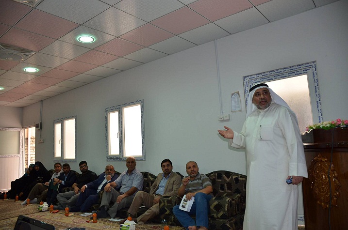 مؤسسة نور الحسن في كربلاء تستضيف محاضر من دولة الكويت حول التخطيط الاستراتيجي لرعاية الايتام