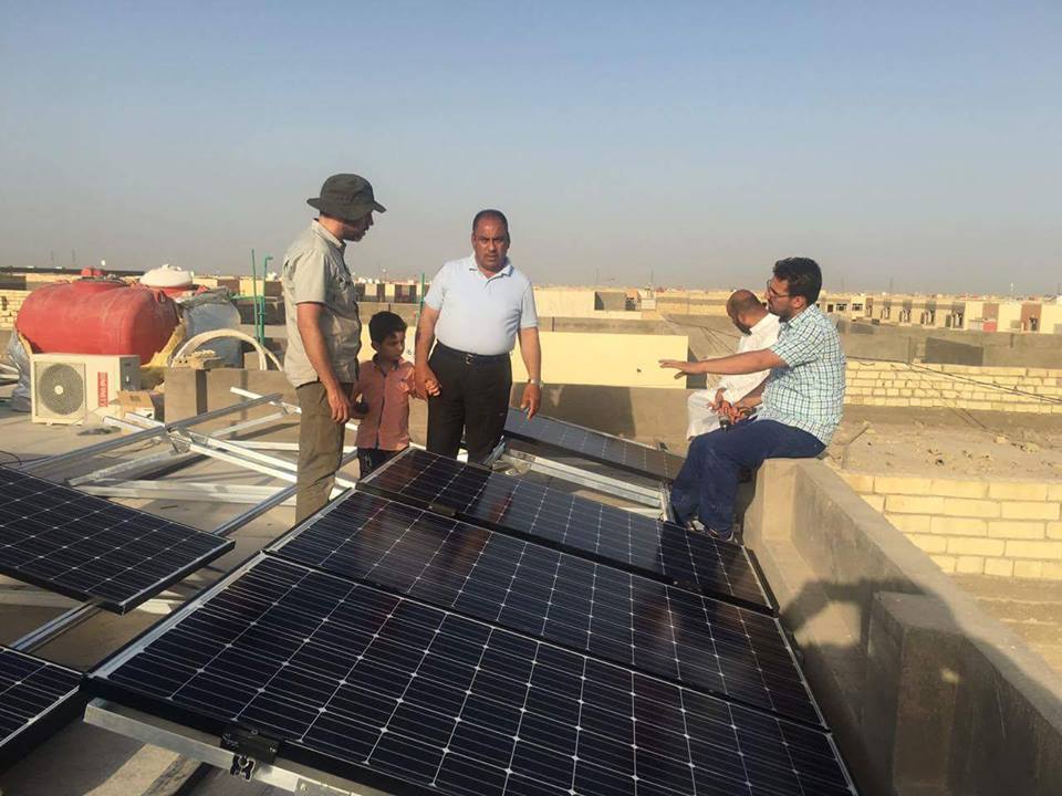 الامم المتحدة تباشر بتنفيذ مشروع الطاقة الشمسية في النجف الاشرف