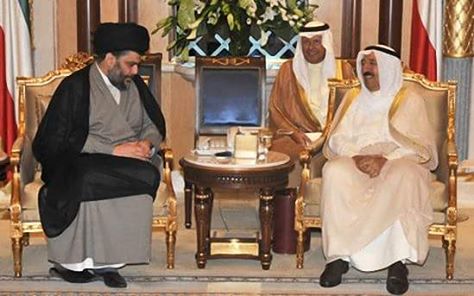 السيد مقتدى الصدر وبحر العلوم يبحثان مع أمير دولة الكويت العلاقات الثنائية وتطورات المنطقة