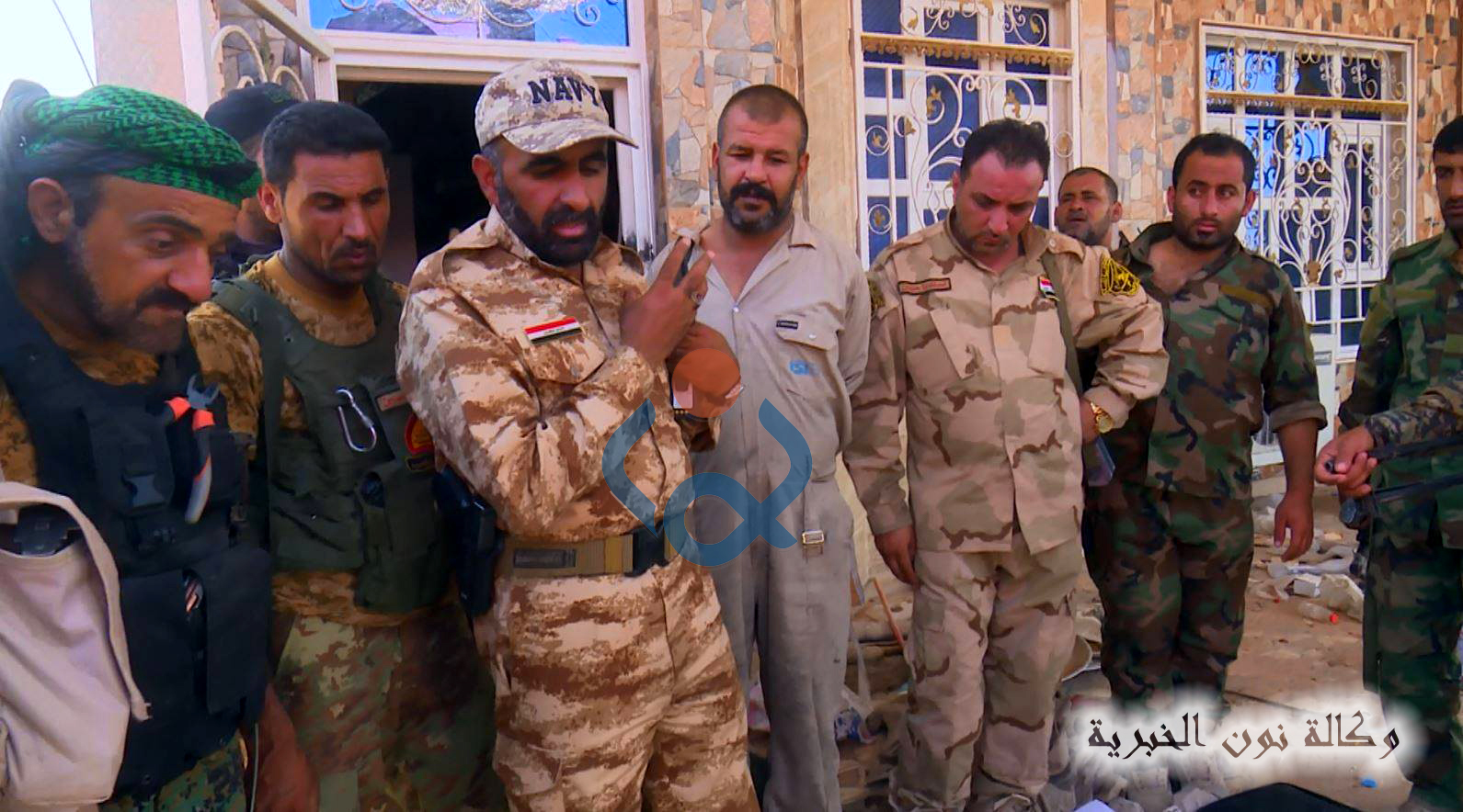 بالصور:هندسة لواء علي الاكبر العسكرية تفكك الكثير من العبوات في مركز قضاء بيجي.