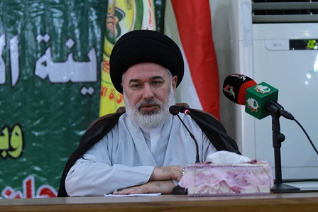 مسؤول معتمدي المرجع السيستاني: من يدافع عن العراق ويحارب الإرهابيين عليه أن لا يفرّط بنفسه بسهولة ولا يرمي بها الى التهلكة