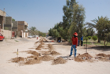 بلدية كربلاء : تاهيل حدائق في مناطق متفرقة من كربلاء..