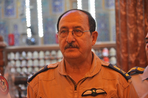 نائب قائد القوة الجوية من كربلاء يعد العراقيين ببشرى قريبة ويؤكد ان الطائرات المستلمة من ايران مستمرة بالطيران