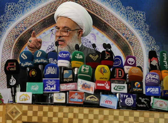 المرجع السيستاني يدعو العراقيين ان يوظفوا معركة الاصلاح توظيفا سليما وصحيحا وان لايسمحوا ان تُستغل لاغراضٍ خاصة