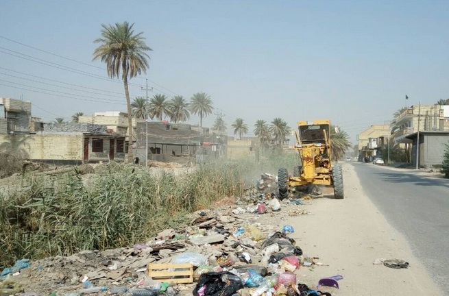 كربلاء: حملات لتنظيف محرمات المبازل ودعوات من قبل الأهالي لكريها ومحاسبة المخالفين