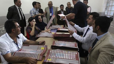 حزب بارزاني يفوز بالانتخابات البرلمانية في إقليم كردستان