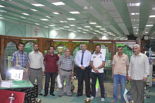 مدير متحف التاريخ الطبيعي يزور متحف العتبة الحسينية (مصور)