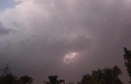 الانواء الجوية : صحو غائم مع عواصف رعدية ممطرة بحرارة 41 مْ