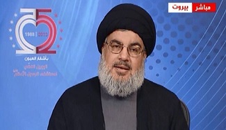 السيد نصر الله: السعودية غاضبة من عدم تحقق أهدافها بسوريا ويكشف عن توسط ايراني لمعرفة مكان احتجاز موسى الصدر.