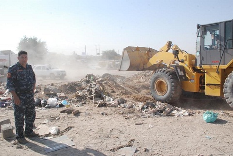 العتبة الحسينية المقدسة تساهم مع بلدية كربلاء في حملة تنظيف الحي الصناعي وتوفر 120 مليون دينار للمحافظة