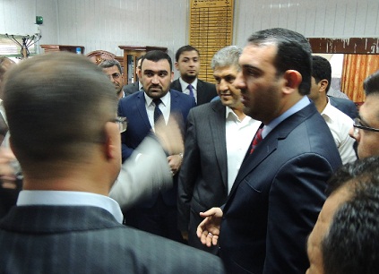 عبعوب يزور قضاء الهندية في كربلاء ويخصص 10000 شتلة و500 عامل تنظيف لبلدية القضاء