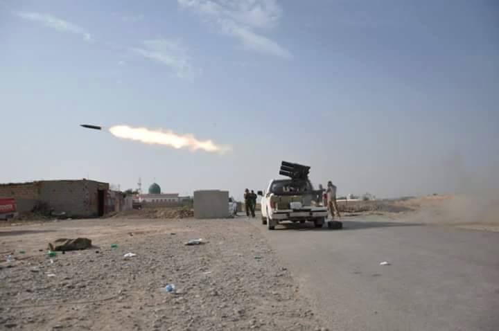 بالصور: الحشد الشعبي يصد هجوماً كبيراً في قاطع الثرثار ويقتل ابو طلحة القطري