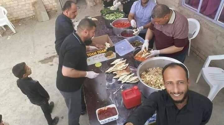 بالصور:مدرسة في ذي قار تعد افطارا مجانا لتلاميذها بثواب الامام الحسين عليه السلام