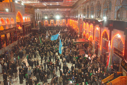 عتبات كربلاء تستقبل مواكب عزاء الامام الحسين والعتبتين تستنفر كافة منتسبيها لخدمة زوار عاشوراء