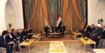 الخزاعي يستقبل نائب رئيس مجلس القضاء الاعلى الايطالي