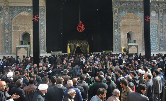 بالصورة:أكثر من مليون زائر يتوافدون الى مدينة سامراء المقدسة..