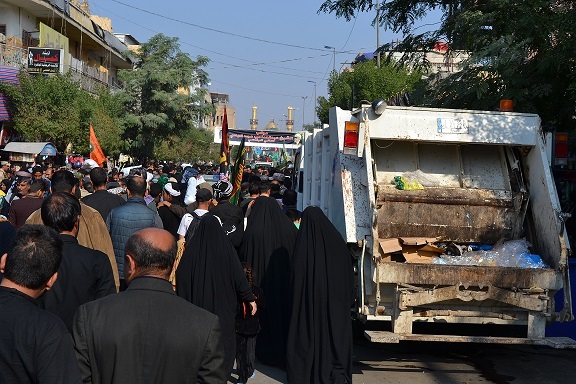 بالصور: بلدية كربلاء المقدسة ترفع 25 ألف طن من النفايات بعد سبعة أيام من بدء خطتها الخدمية