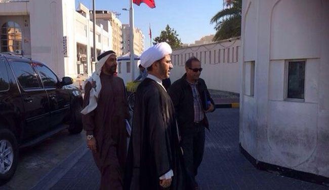 الأمن البحريني يعتقل الشيخ علي سلمان وينكل بالمتضامنين معه