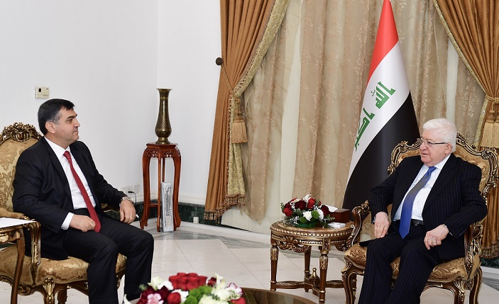 السفير التركي ينهي مهام عمله بالعراق ومعصوم يودعه رسميا