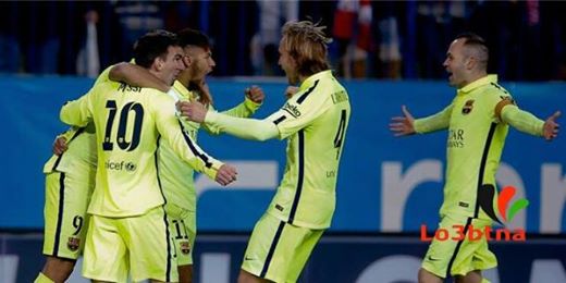 برشلونة يقهر أتلتيكو ويصعد لنصف نهائي الكأس