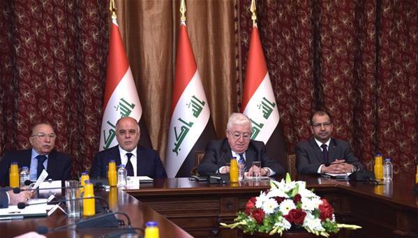 نص بيـان اجتماع السلطات الثلاث مع قادة الكتل السياسية في 2016/1/28