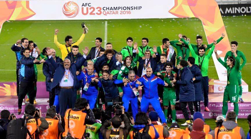 المنتخب العراقي يهزم قطر ويتأهل إلى أولمبياد ريو