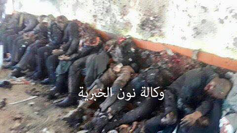 بالصور: عشرات الشهداء والجرحى بتفجير استهدف مجلس عزاء بينهم قيادات بالحشد الشعبي