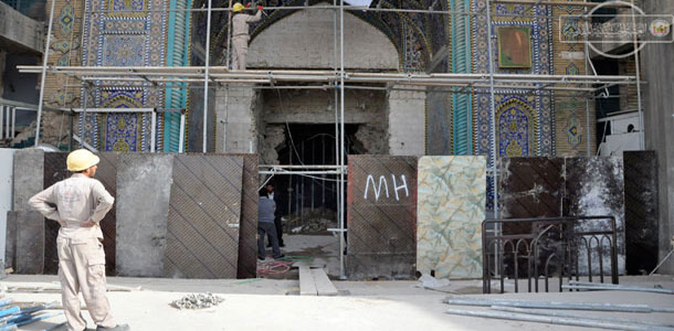 كربلاء :توسعة باب قِبلة الإمام الحُسين(عليه السلام)