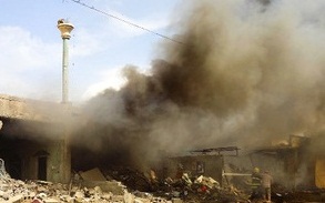 تقرير مصور من تفجيرات كركوك الارهابية التي استهدفت احدى الحسينيات