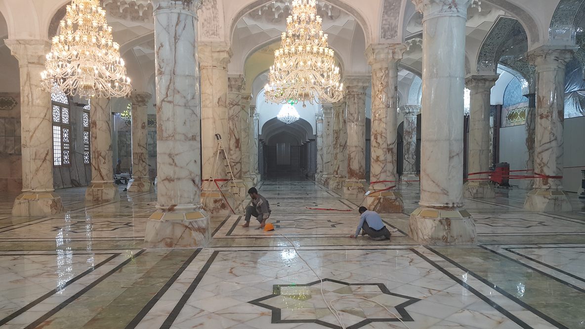 بالصور :النجف تفتتح صحن فاطمة الزهراء في العتبة العلوية