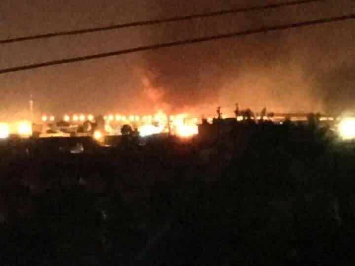 بالصور: استشهاد وجرح 15 شخصاً بتفجير صهريج جنوبي بغداد